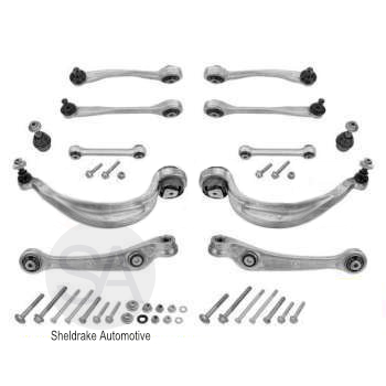 Complete Control Arms/Link/Tie Rod Kit - Click Image to Close